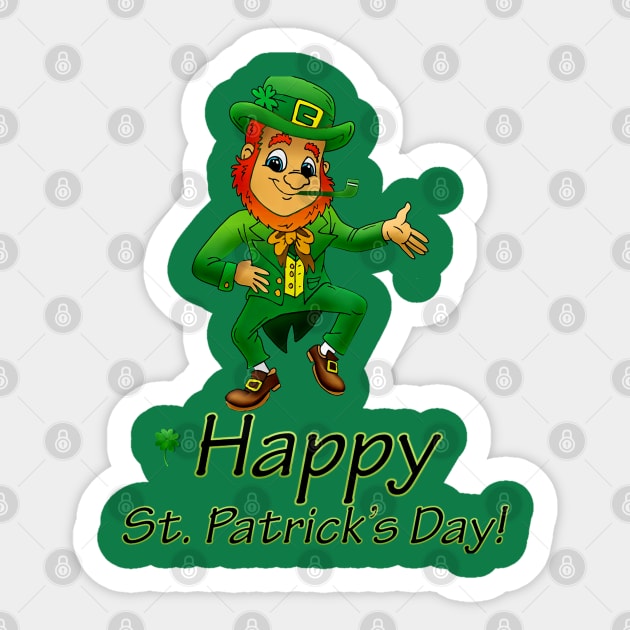 Irish St. Patrick Day Sticker by wizooherb